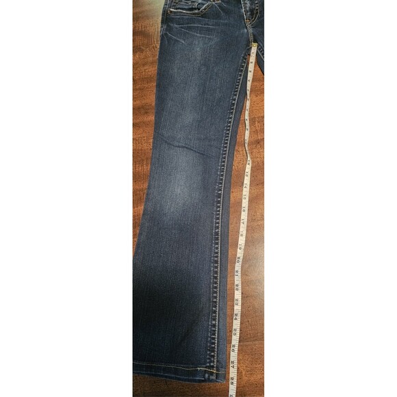 Silver Jeans Women's 28x33 Suki Bootcut Denim Western Glove Works Distressed - Picture 10 of 16